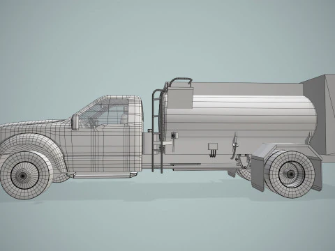 Autocisterna per carburante --426-- Modello 3D