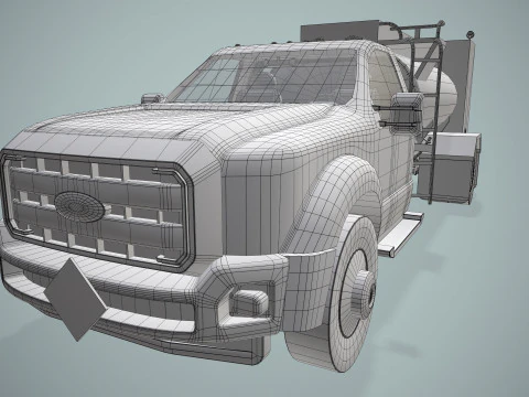 Autocisterna per carburante --426-- Modello 3D