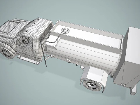 Autocisterna per carburante --426-- Modello 3D