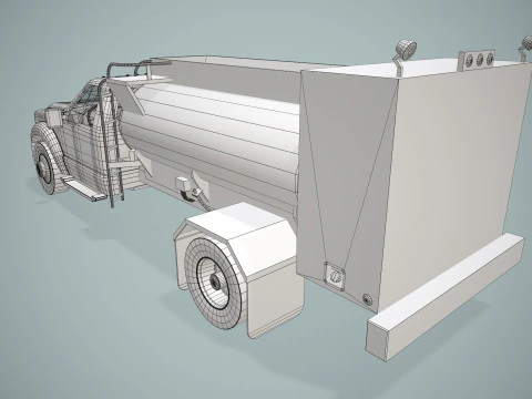 Autocisterna per carburante --426-- Modello 3D