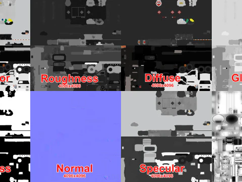 Autocisterna per carburante --426-- Modello 3D