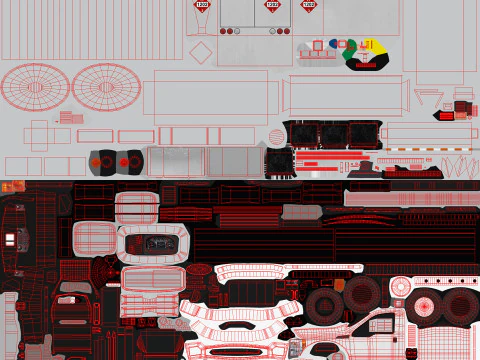 Autocisterna per carburante --426-- Modello 3D