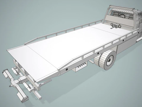Carro attrezzi --427-- Modello 3D