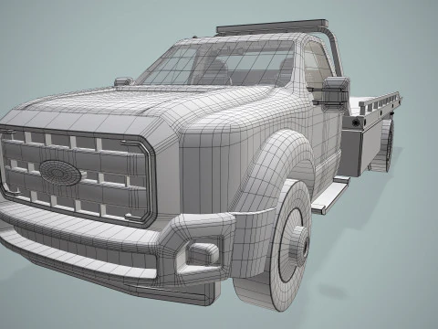 Carro attrezzi --427-- Modello 3D