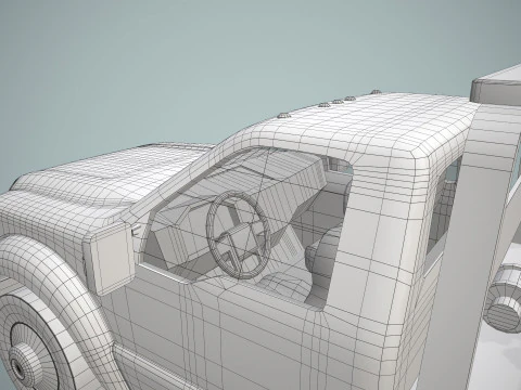 Carro attrezzi --427-- Modello 3D