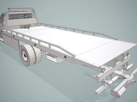Carro attrezzi --427-- Modello 3D