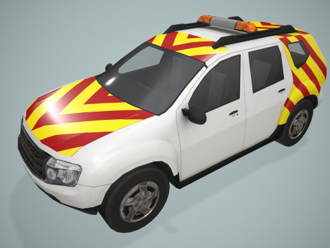 Airport Follow Me Car --428-- 3D Model