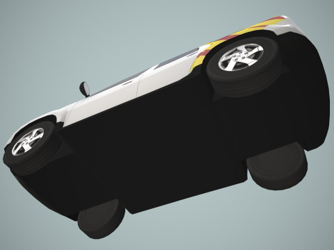 Airport Follow Me Car --428-- 3D Model