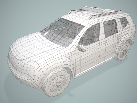 Airport Follow Me Car --428-- 3D Model