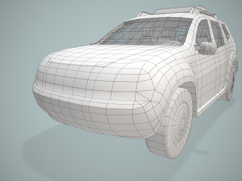 Airport Follow Me Car --428-- 3D Model