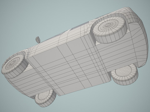 Airport Follow Me Car --428-- 3D Model