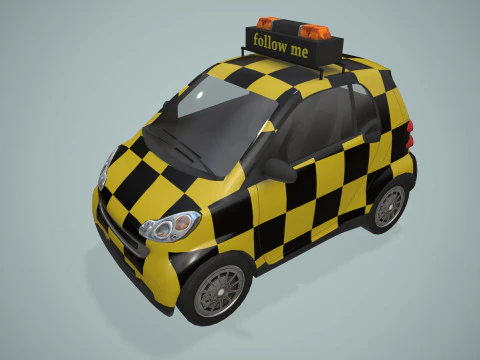 Auto Seguimi Aeroporto --430-- Modello 3D