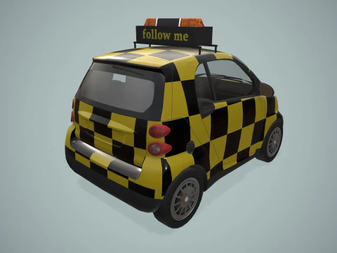 Auto Seguimi Aeroporto --430-- Modello 3D