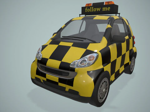 Auto Seguimi Aeroporto --430-- Modello 3D