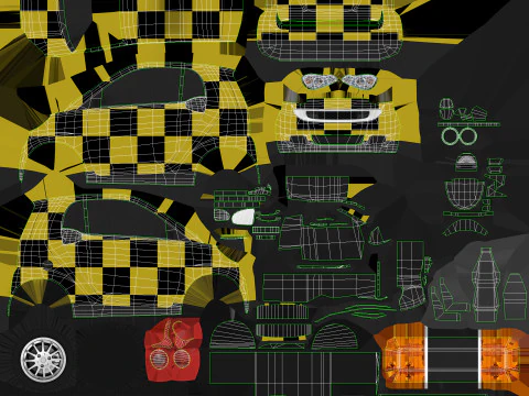 Auto Seguimi Aeroporto --430-- Modello 3D