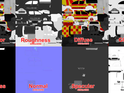 Auto Seguimi Aeroporto --431-- Modello 3D