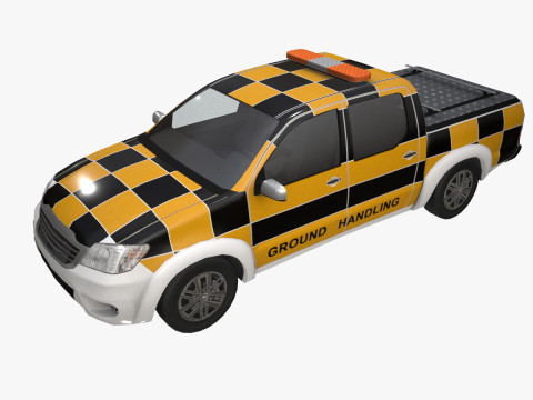 Airport Ground Handling Car --432-- 3D Model