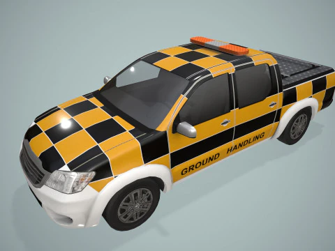 Airport Ground Handling Car --432-- 3D Model
