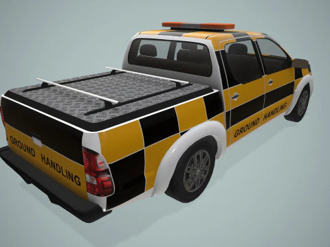 Airport Ground Handling Car --432-- 3D Model