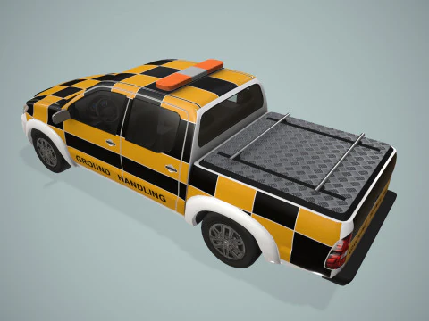 Airport Ground Handling Car --432-- 3D Model