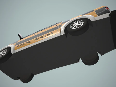Airport Ground Handling Car --432-- 3D Model