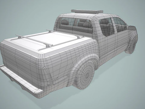 Airport Ground Handling Car --432-- 3D Model