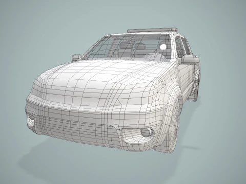 Airport Ground Handling Car --432-- 3D Model