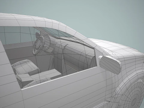 Airport Ground Handling Car --432-- 3D Model