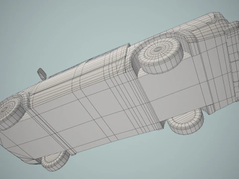 Airport Ground Handling Car --432-- 3D Model