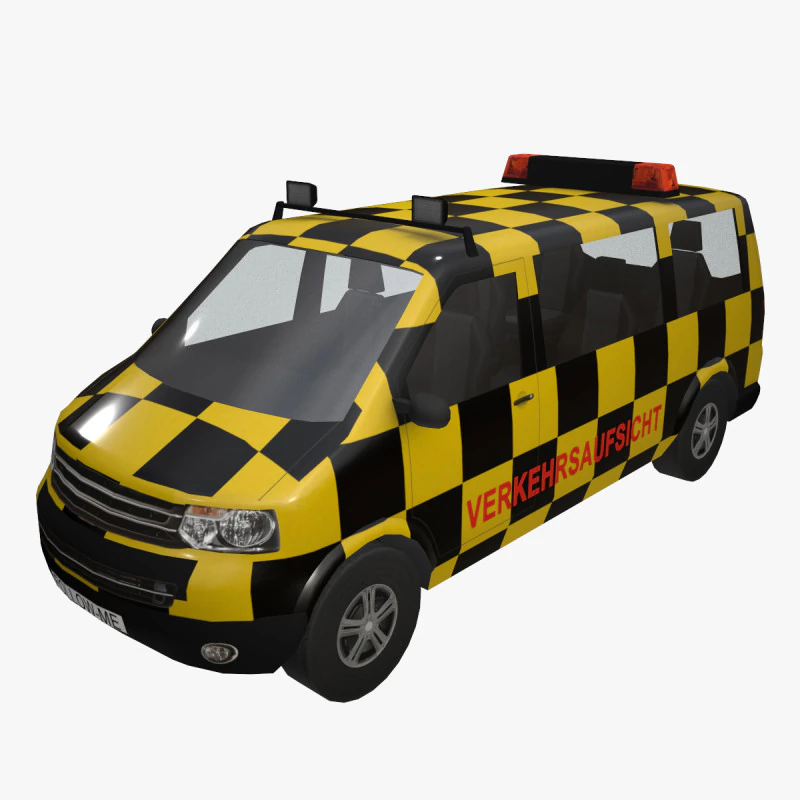 Volg mij-auto op de luchthaven --433-- 3D Model .c4d .max .obj .3ds .fbx .stl .blend 