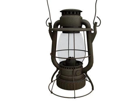 Old Kerosene Lantern --82-- 3D Model