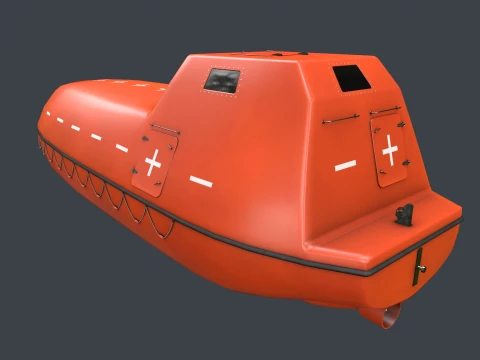 Rescue Boat --83-- 3D Model