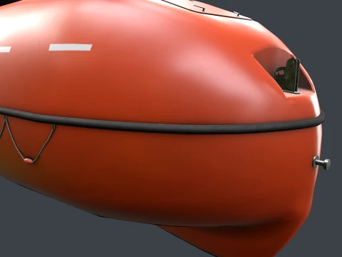 Rescue Boat --83-- 3D Model