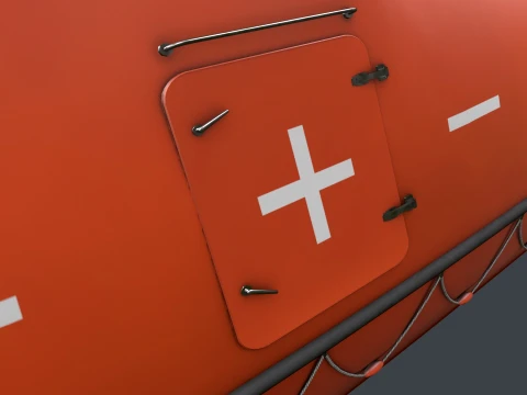 Rescue Boat --83-- 3D Model