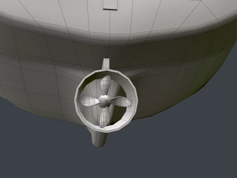 Rescue Boat --83-- 3D Model
