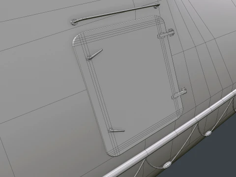 Rescue Boat --83-- 3D Model