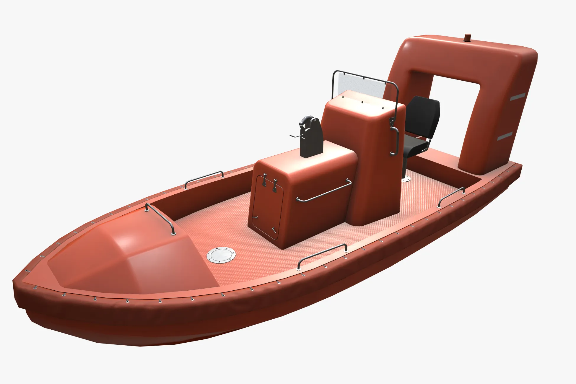 Rescue Boat --84-- 3D Model .c4d .max .obj .3ds .fbx .stl .blend 