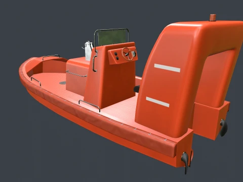 Rescue Boat --84-- 3D Model