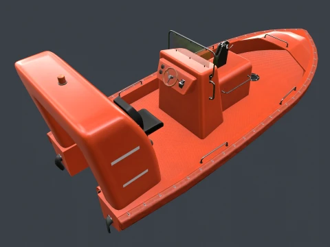 Rescue Boat --84-- 3D Model