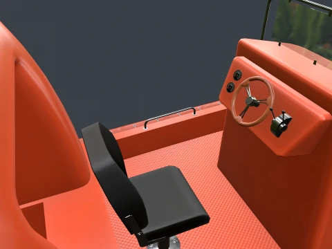 Rescue Boat --84-- 3D Model