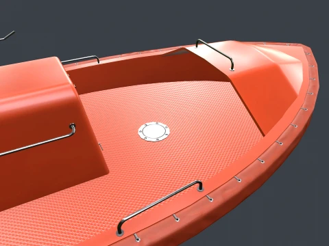Rescue Boat --84-- 3D Model