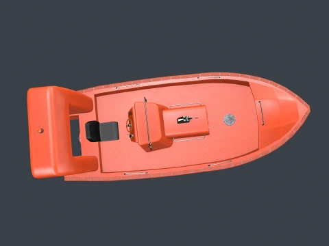 Rescue Boat --84-- 3D Model