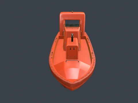 Rescue Boat --84-- 3D Model