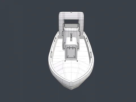 Rescue Boat --84-- 3D Model