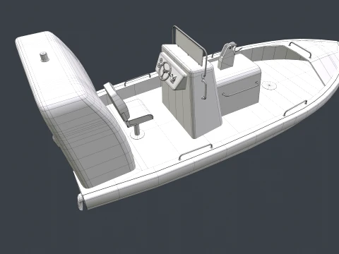 Rescue Boat --84-- 3D Model