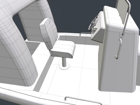 Rescue Boat --84-- 3D Model