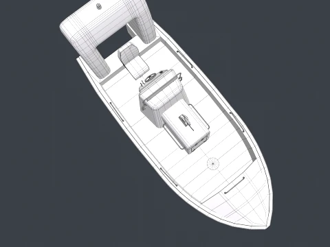 Rescue Boat --84-- 3D Model
