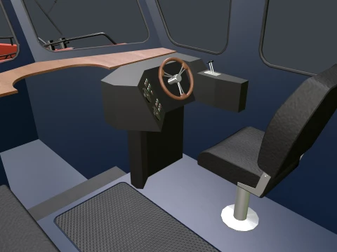 Rescue Motorboat --85-- 3D Model