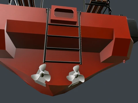 Rescue Motorboat --85-- 3D Model