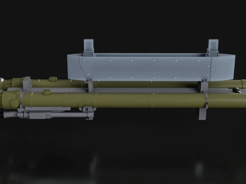 Rocket Launcher 9K38 Igla --86-- 3D Model